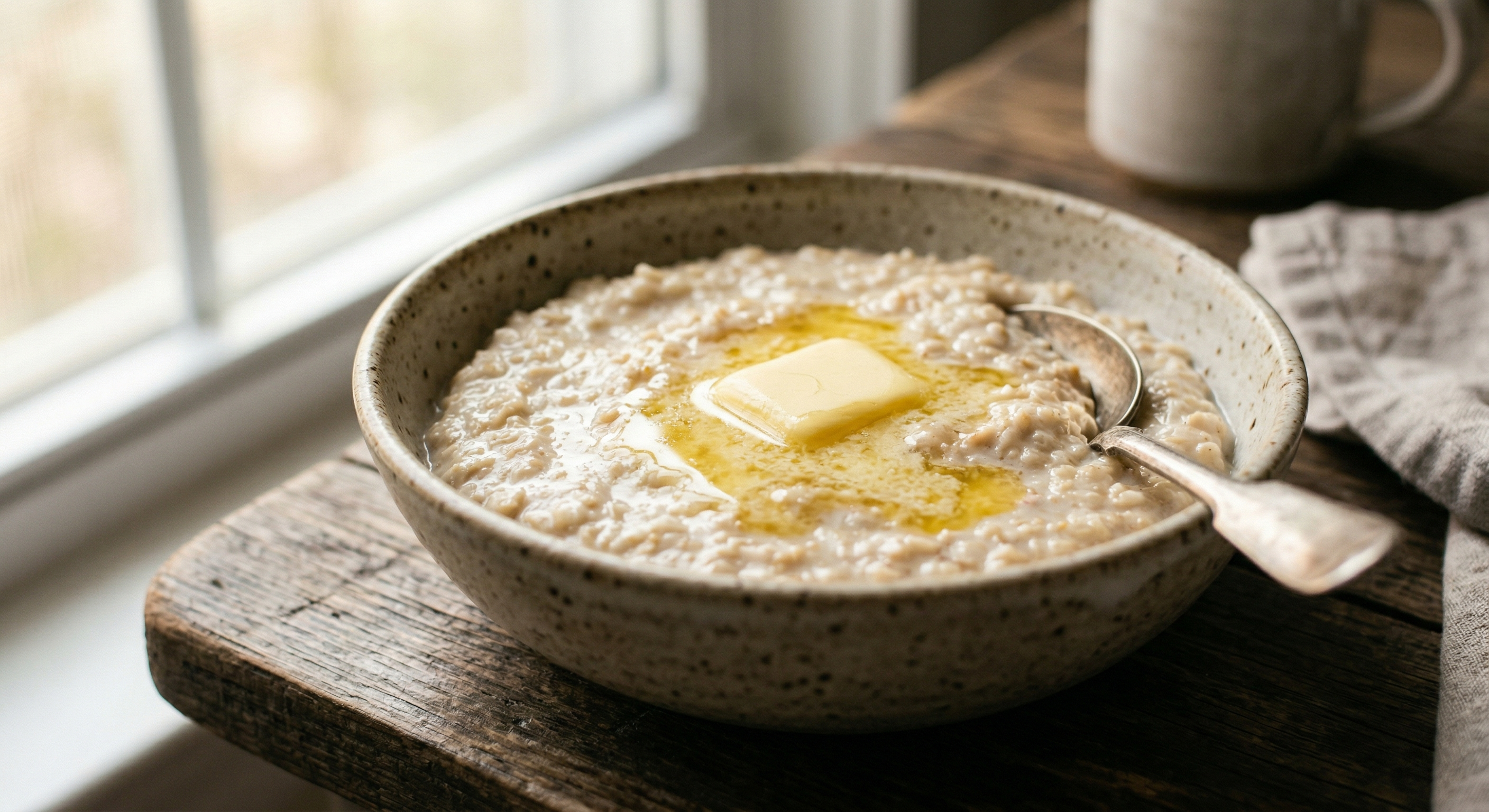 Каша овсяная на молоке