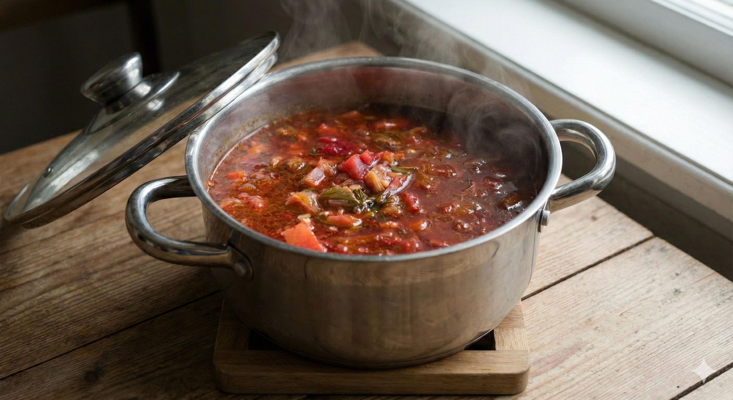 Классический борщ с говядиной — фото 1