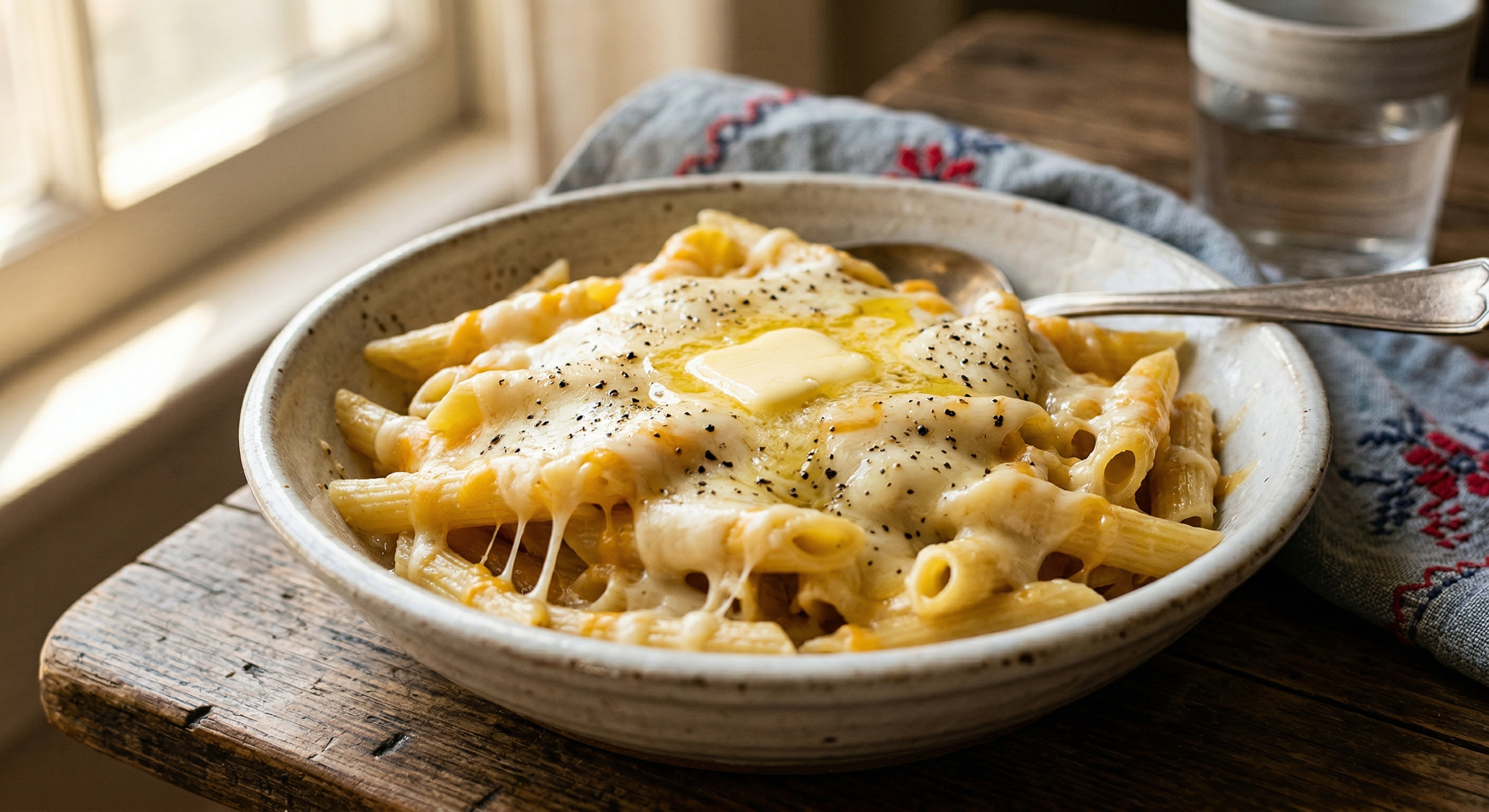 Макароны с сыром