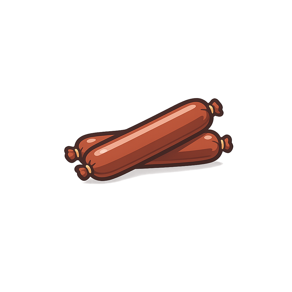 Сосиски копчёные