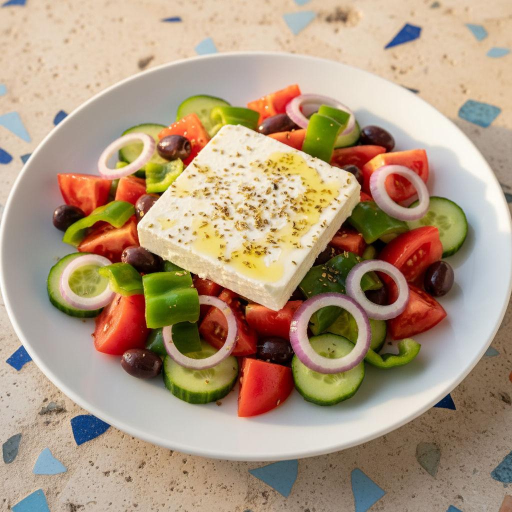 Греческий салат (Хориатики)