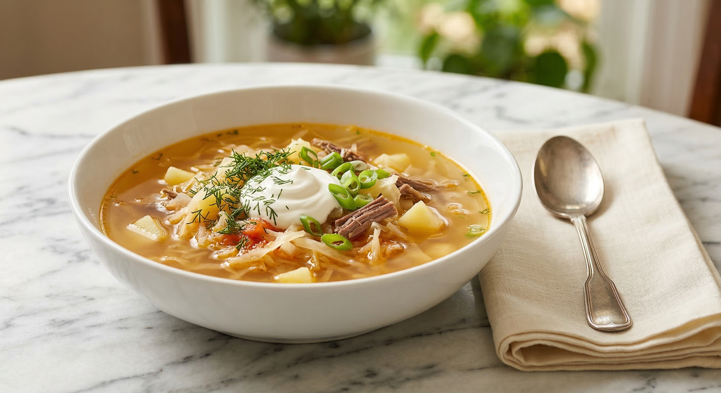 Щи из свежей капусты