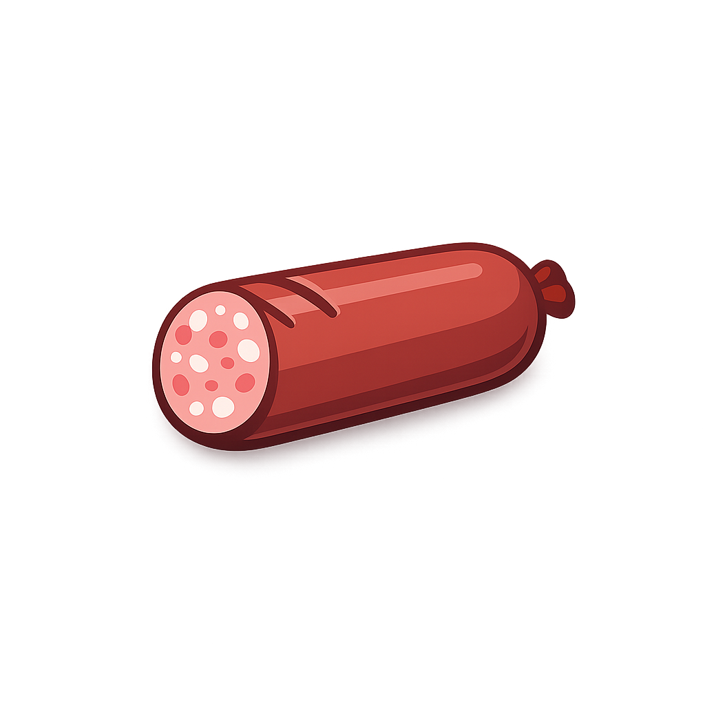 Колбаса варёно-копчёная