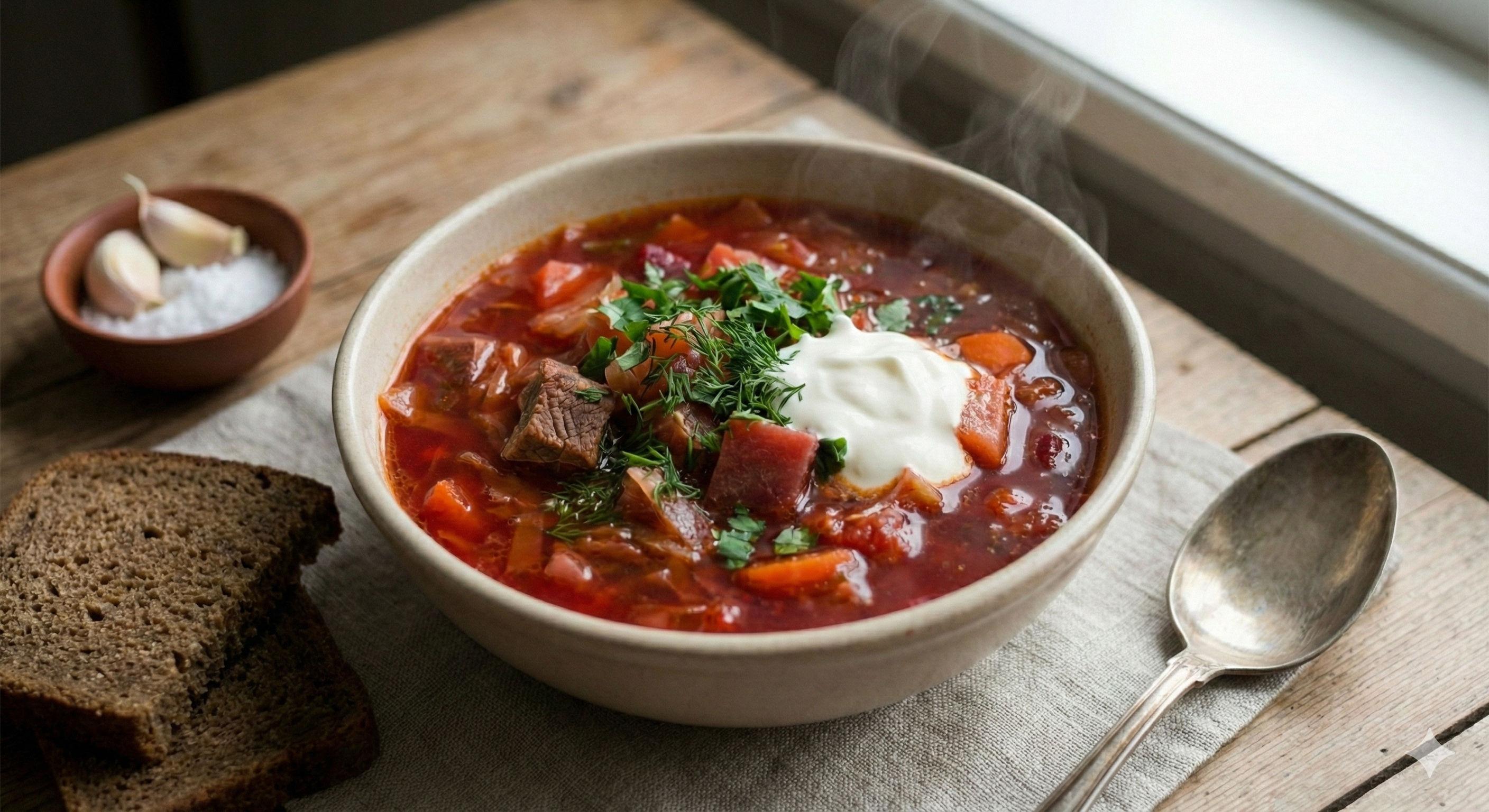 Классический борщ с говядиной — фото 2