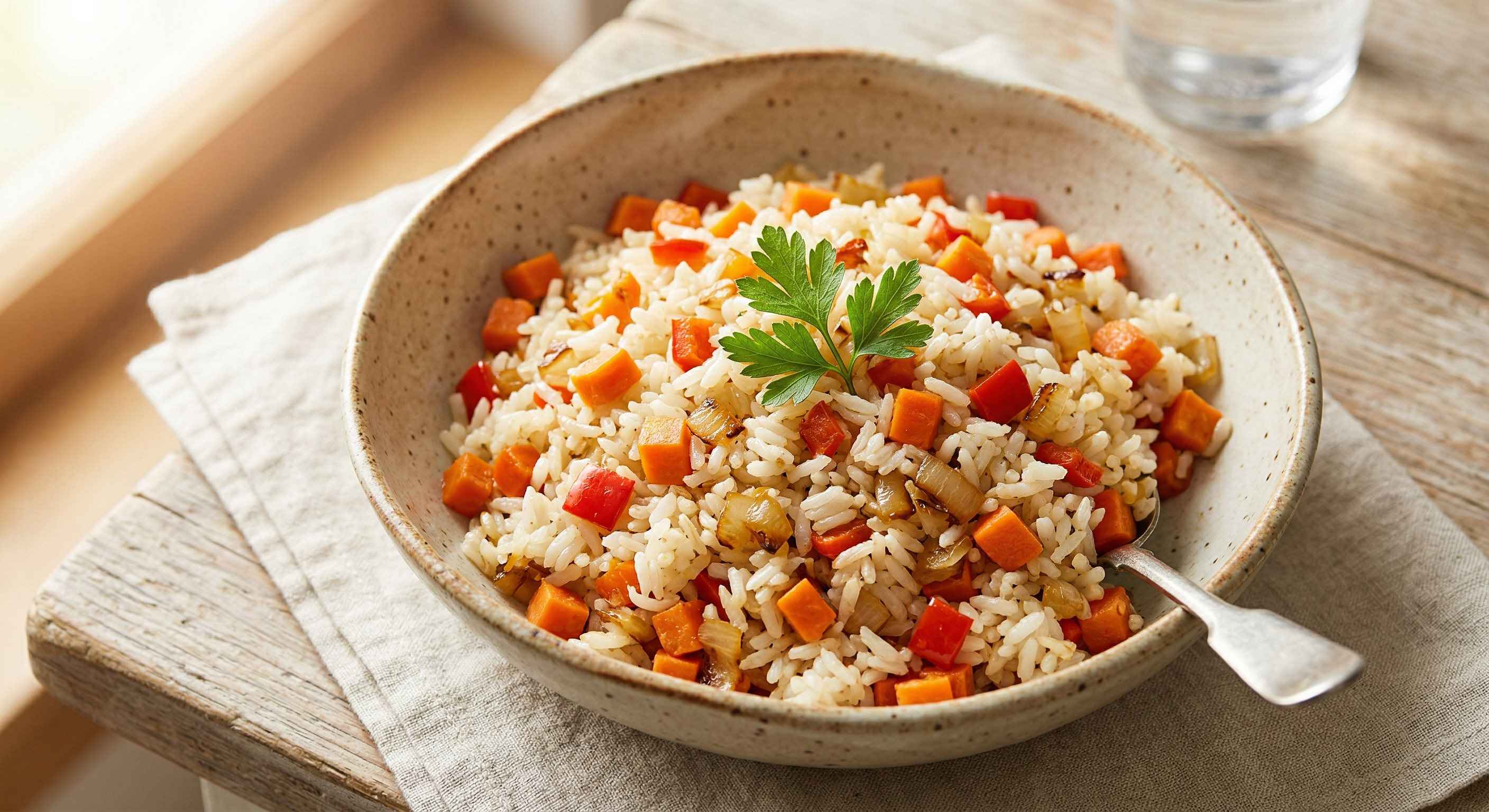 Рис с овощами