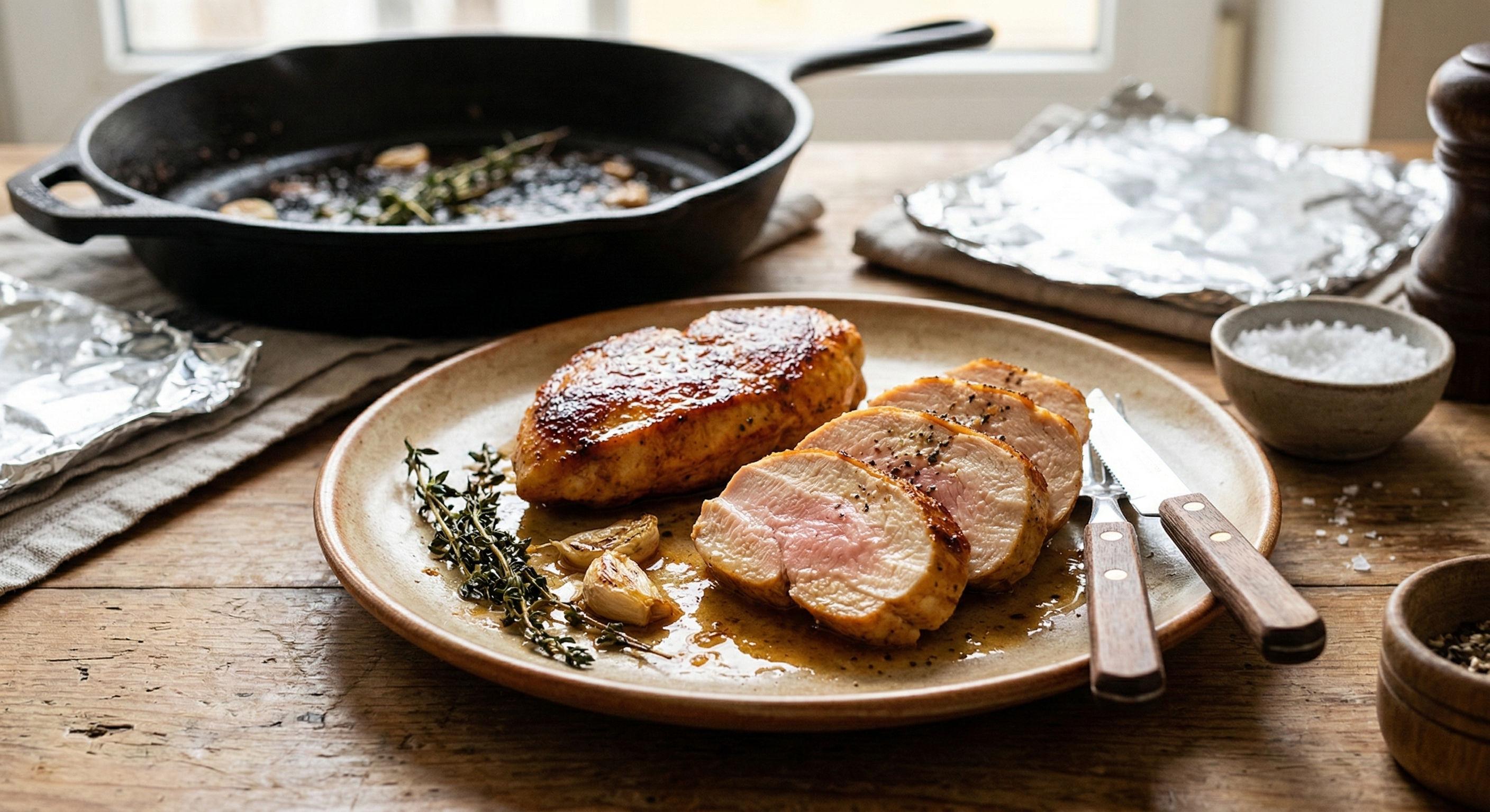 Куриное филе на сковороде