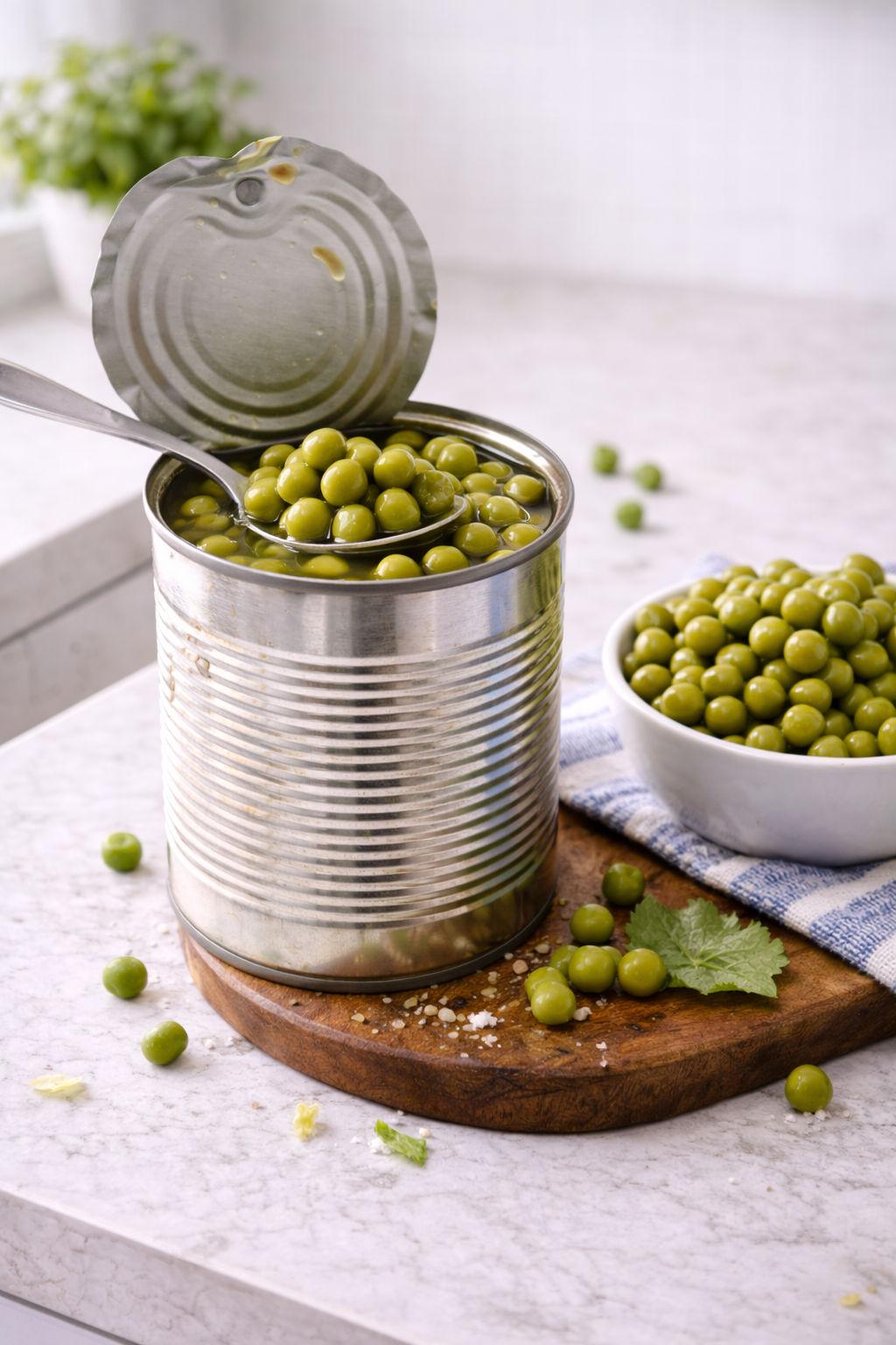 Горошек зелёный консервированный