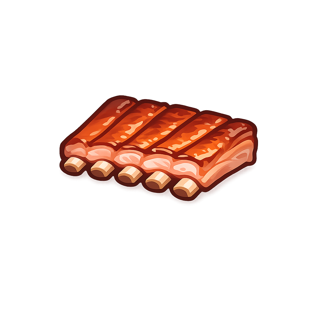 Свиные копчёные рёбрышки 