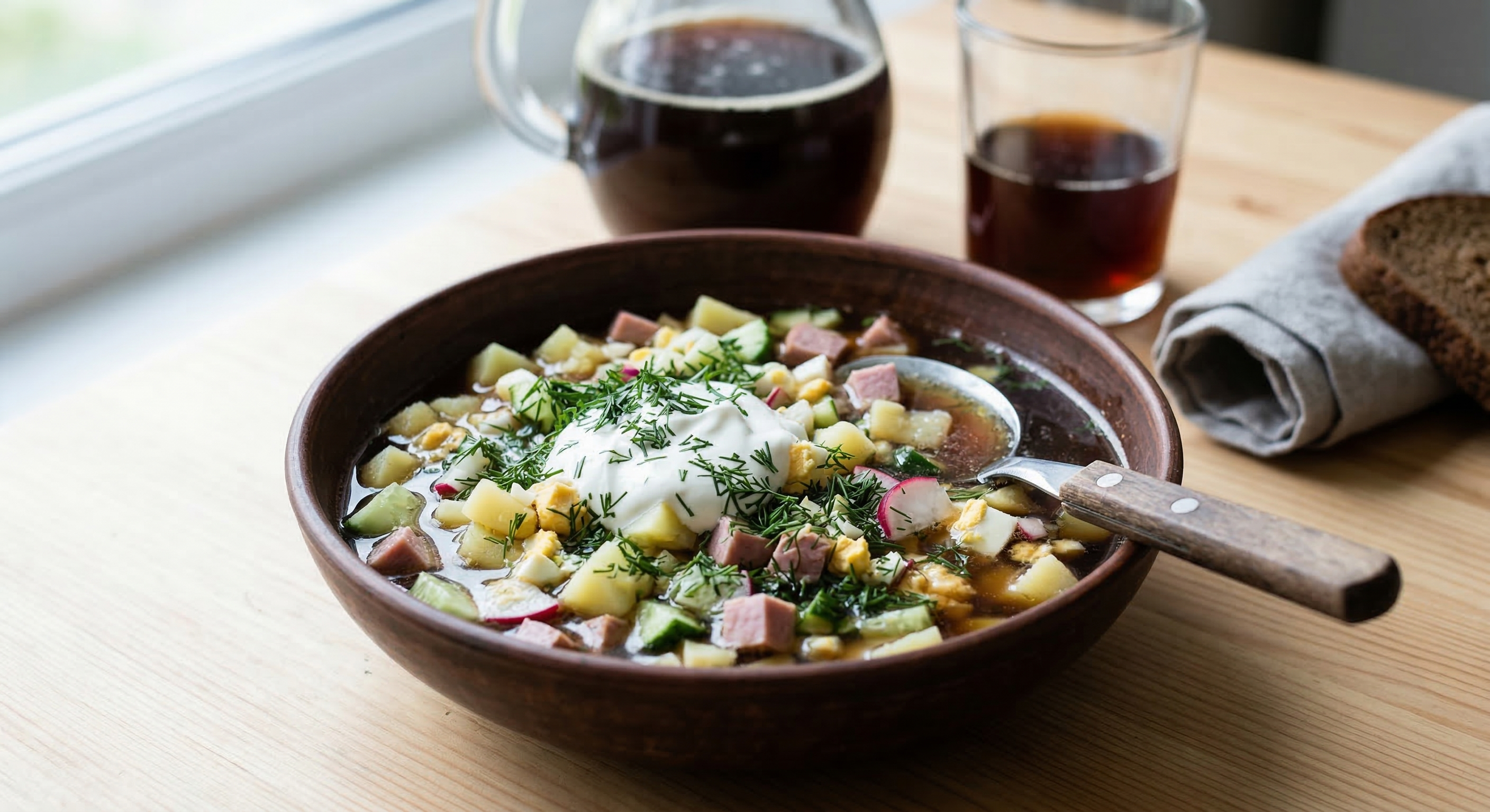 Окрошка на квасе