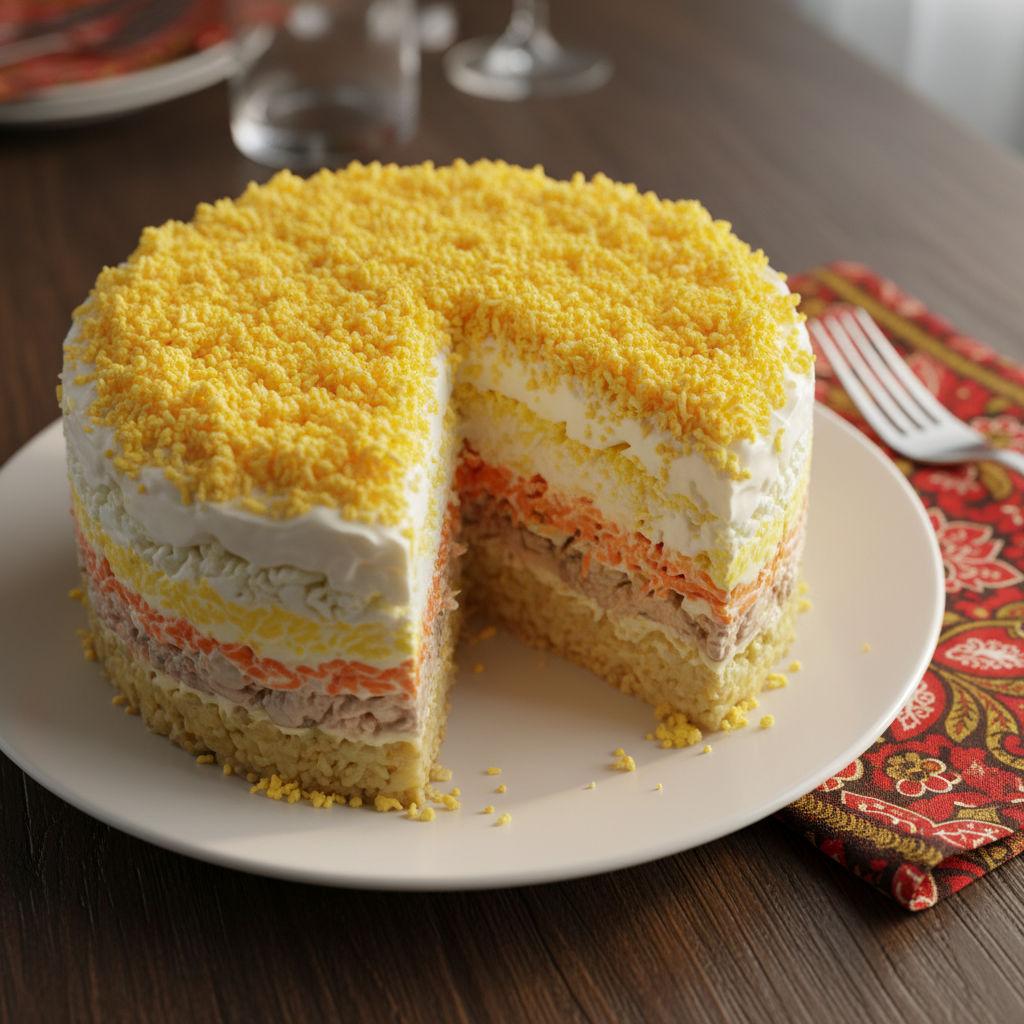 Салат Мимоза